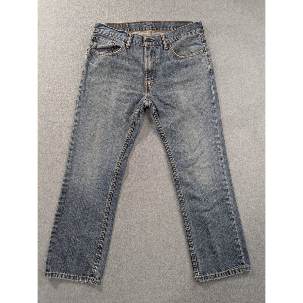 Levis 559 Jeans Mens Size 32x30 blue Classic Straight Faded Whiskers Y2K